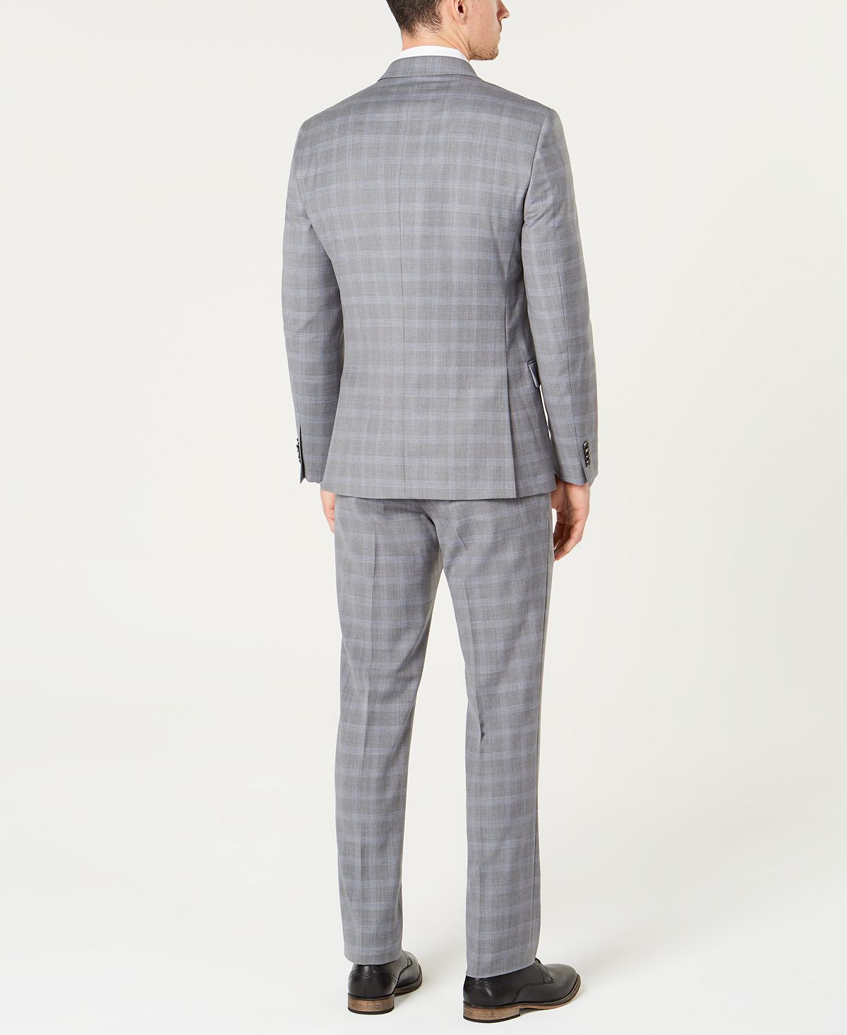 Terno Tommy Hilfiger Masculino Modern Fit Th Flex Stretch Wool Cinza Tamanho 50