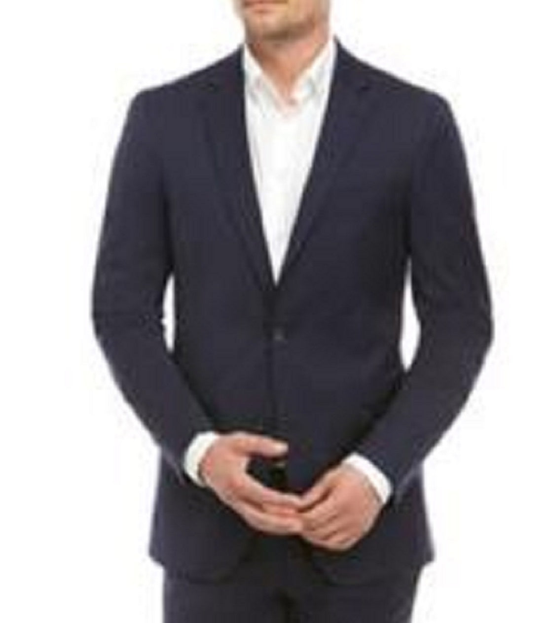 Terno Tommy Hilfiger Slim Fit Th Flex Stretch de lã azul tamanho 42 para homem