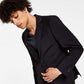 Calvin Klein Masculino Skinny Fit Extra Slim Infinite Stretch Paletó Preto Tamanho 44