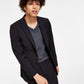 Calvin Klein Masculino Skinny Fit Extra Slim Infinite Stretch Paletó Preto Tamanho 44