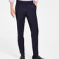 Calça de terno Calvin Klein masculina skinny fit extra slim infinita elástica, tamanho 32x30, azul