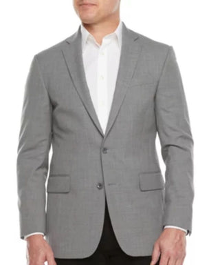 Ralph Lauren Masculino Classic Fit Ultraflex Estampado Casaco Esportivo Cinza Tamanho 42