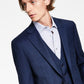 Jaqueta Calvin Klein Masculina X Fit Slim Fit Stretch Azul Tamanho 36
