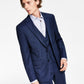 Jaqueta Calvin Klein Masculina X Fit Slim Fit Stretch Azul Tamanho 36