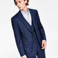 Jaqueta Calvin Klein Masculina X Fit Slim-Fit Stretch Azul Tamanho 38