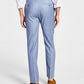 Calça de terno Calvin Klein X-Fit Slim Fit Stretch Masculina Azul Tamanho 34X32