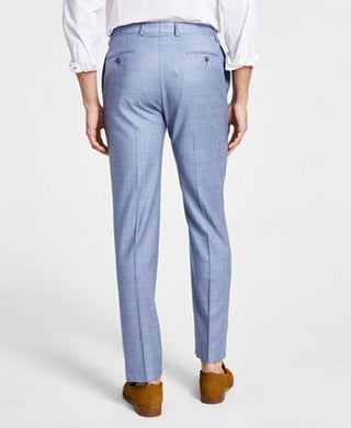 Calvin Klein Men's X-Fit Slim Fit Stretch Suit Pants Blue Size 34X32