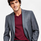 Jaqueta Calvin Klein Masculina X Fit Slim Fit Stretch Cinza Tamanho 36