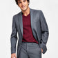 Jaqueta Calvin Klein Masculina X Fit Slim Fit Stretch Cinza Tamanho 36