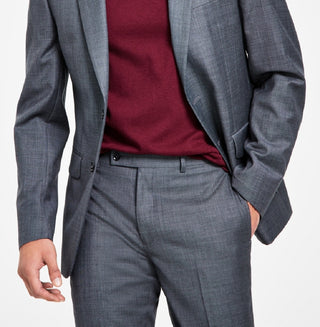 Jaqueta Calvin Klein Masculina X Fit Slim Fit Stretch Cinza Tamanho 38