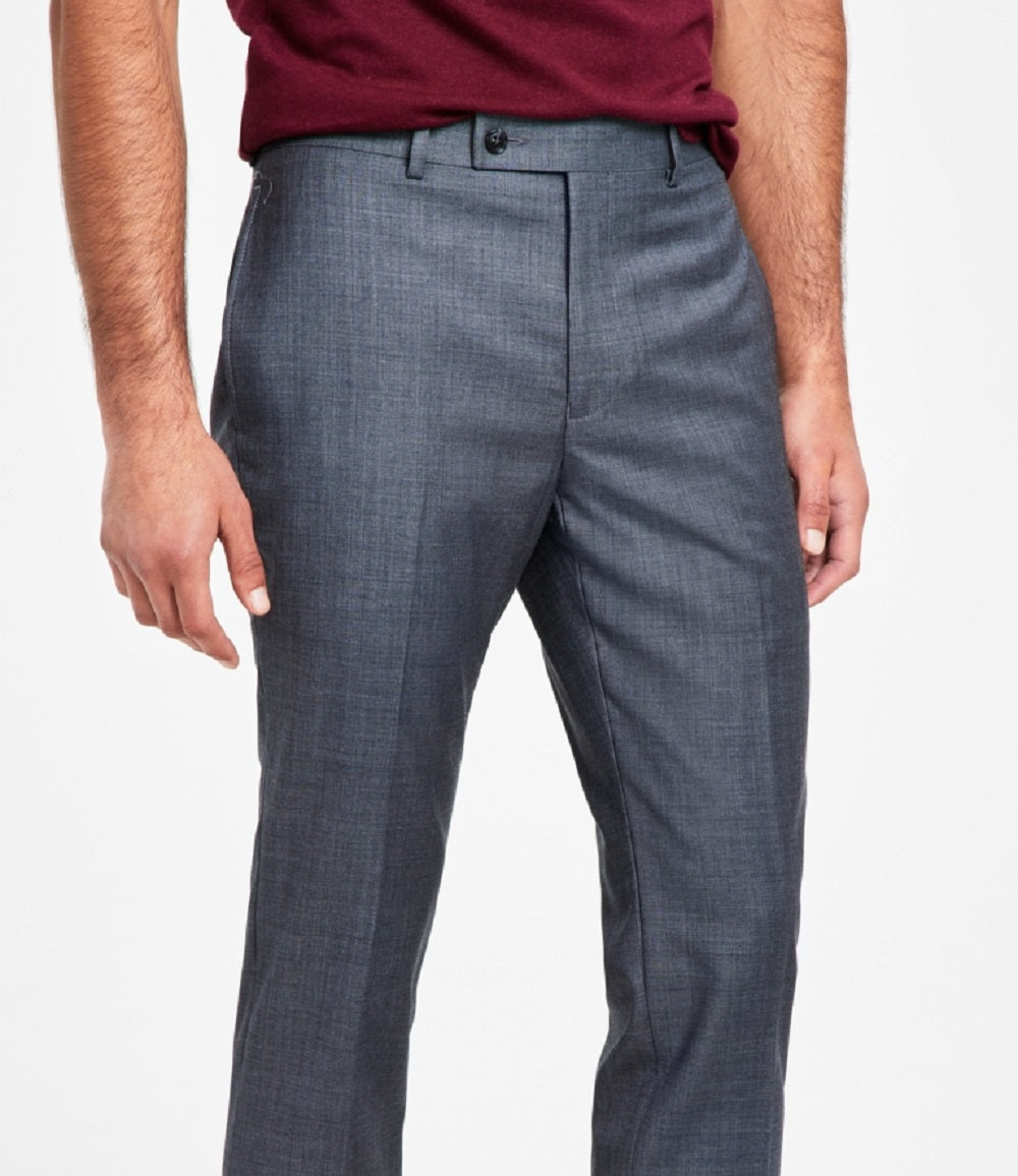 Calça de terno Calvin Klein X Fit Slim Fit Stretch Masculina Cinza Tamanho 40X32