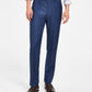 Calça de terno Calvin Klein X-Fit Slim Fit Stretch Masculina Azul Tamanho 38X30