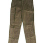 Calça de veludo cotelê plissada Ralph Lauren Neil masculina, marrom, tamanho 32x32