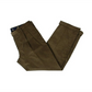 Calça de veludo cotelê plissada Ralph Lauren Neil masculina, marrom, tamanho 32x32
