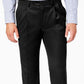 Calça social masculina Ralph Lauren plissada elástica preta tamanho 34x34