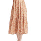 Vestido longo feminino com estampa de amarrar nas costas e babados, tamanho laranja, tamanho extragrande, da Black Tape