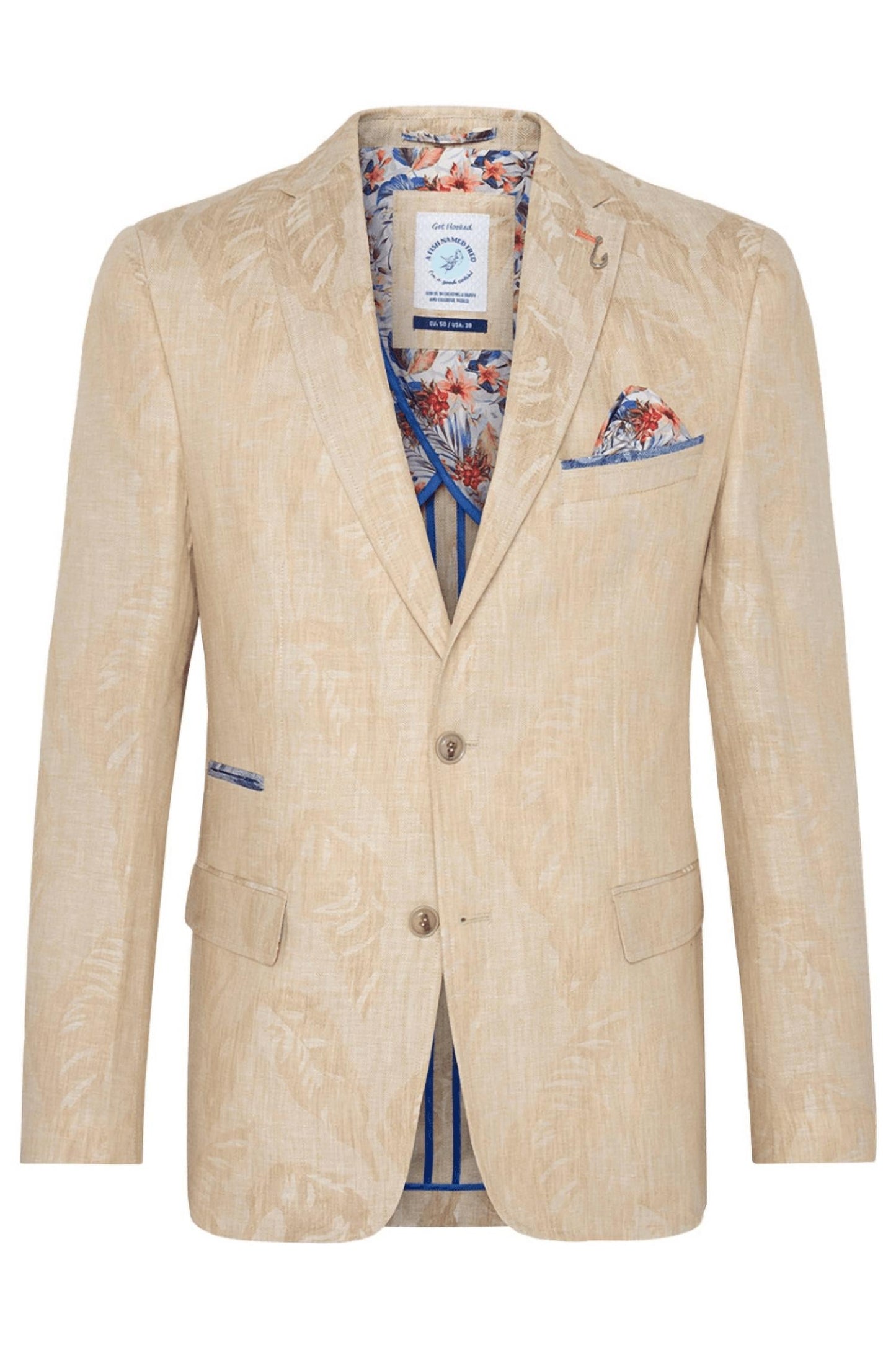 A Fish Named Fred - Men's Linen Blazer