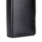 Conjunto de couro genuíno masculino Dopp de 8 peças, preto