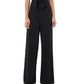 Macacão feminino de crepe elástico JS Collections, preto, tamanho 16