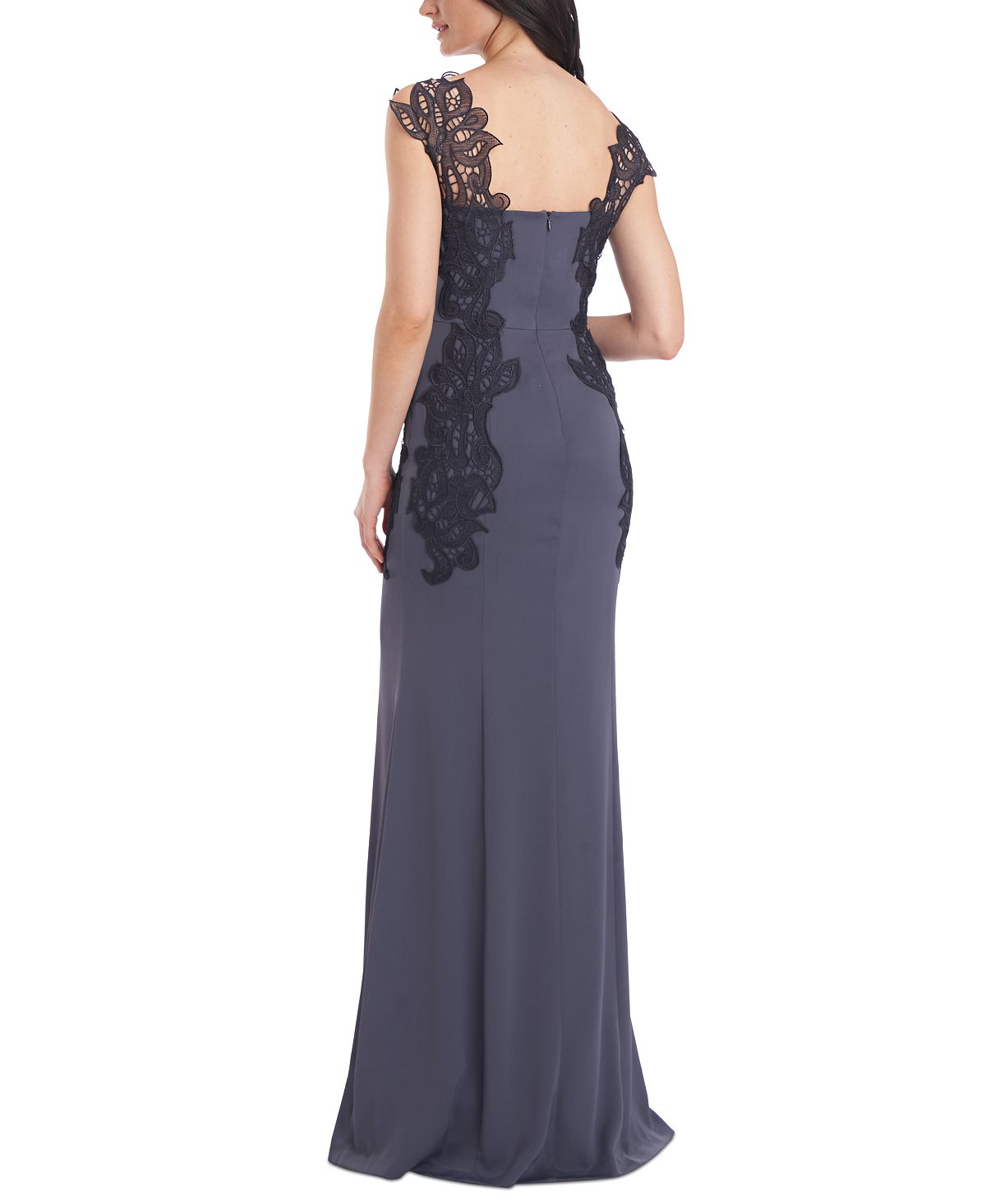 Vestido sereia Jacylyn com detalhes em renda, tamanho 14, da JS Collections, feminino