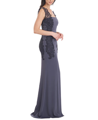 Vestido sereia Jacylyn com detalhes em renda, tamanho 14, da JS Collections, feminino