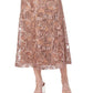 Vestido midi Lucy One Shoulder da JS Collections para mulheres, marrom, tamanho 10