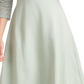 Vestido feminino JS Collections com acabamento em renda e comprimento até o joelho, tamanho 6, verde