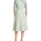Vestido midi Rory Fit &amp; Flare feminino da JS Collections, verde, tamanho 16