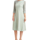 Vestido midi Rory Fit &amp; Flare feminino da JS Collections, verde, tamanho 16