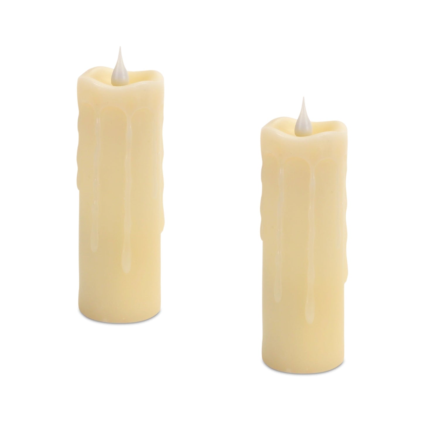 Simplux LED Votive Candle with Moving Flame and Remote (Set - 2)