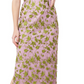 Vestido coluna bordado Jemma com ombros descobertos em ametista/chartreuse, tamanho 2, da JS Collections