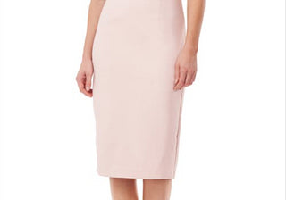 Vestido midi com contas Emersyn da JS Collections, rosa inglesa, tamanho 6