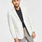 Blazer Tommy Hilfiger Masculino Slim Fit Tecido Sólido Branco Tamanho 44