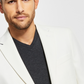 Blazer Tommy Hilfiger Masculino Slim Fit Tecido Sólido Branco Tamanho 46