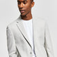 Blazer Tommy Hilfiger Masculino Slim Fit Tecido Sólido Cinza Tamanho 38