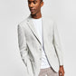 Tommy Hilfiger Blazer Masculino Slim Fit Tecido Sólido Cinza Tamanho 42