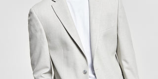 Tommy Hilfiger Blazer Masculino Slim Fit Tecido Sólido Cinza Tamanho 42