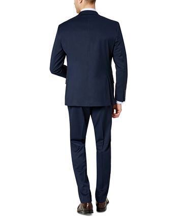 Terno masculino Izod Classic Fit Azul Tamanho 40