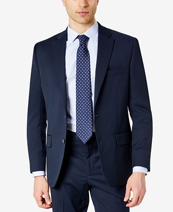 Terno masculino Izod Classic Fit Azul Tamanho 40