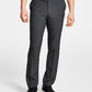 Calça de terno elástica DKNY Modern Fit Masculina Preta Tamanho 30X32