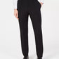 Calça de terno elástica masculina DKNY Modern Fit preta tamanho 33x30