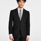 Jaqueta elástica masculina DKNY Modern Fit, preta, tamanho 38