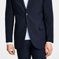 Jaqueta elástica masculina DKNY Modern Fit azul tamanho 38