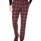 Calça Tommy Hilfiger Masculina Modern Fit Th Flex Stretch Check Performance Azul Tamanho 32X32