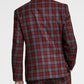 Bar III Slim Fit Masculino RPlaid Terno Jaqueta Vermelha Tamanho 42