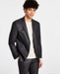 Jaqueta masculina Kenneth Cole Reaction Slim Fit, preta, tamanho 46