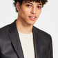 Jaqueta masculina Kenneth Cole Reaction Slim Fit, preta, tamanho 46