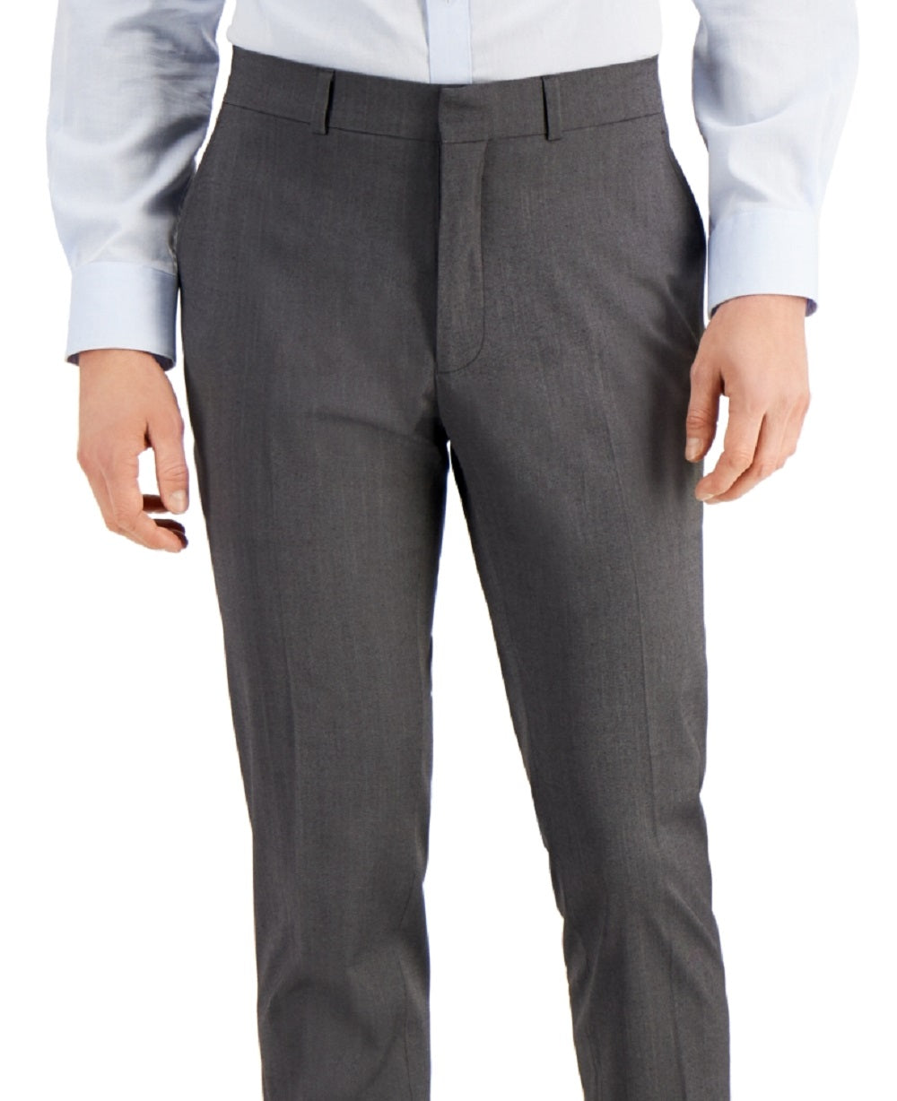 Calça Kenneth Cole Reaction Masculina Separada Slim Fit Cinza Tamanho 32X34