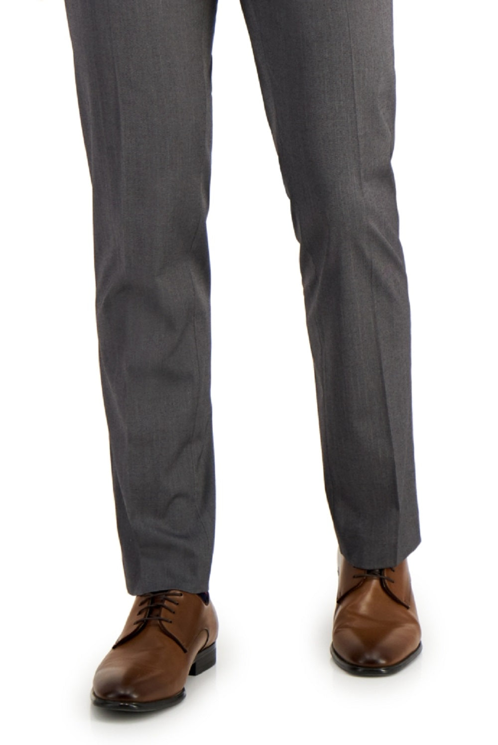 Calça Kenneth Cole Reaction Masculina Separada Slim Fit Cinza Tamanho 32X34