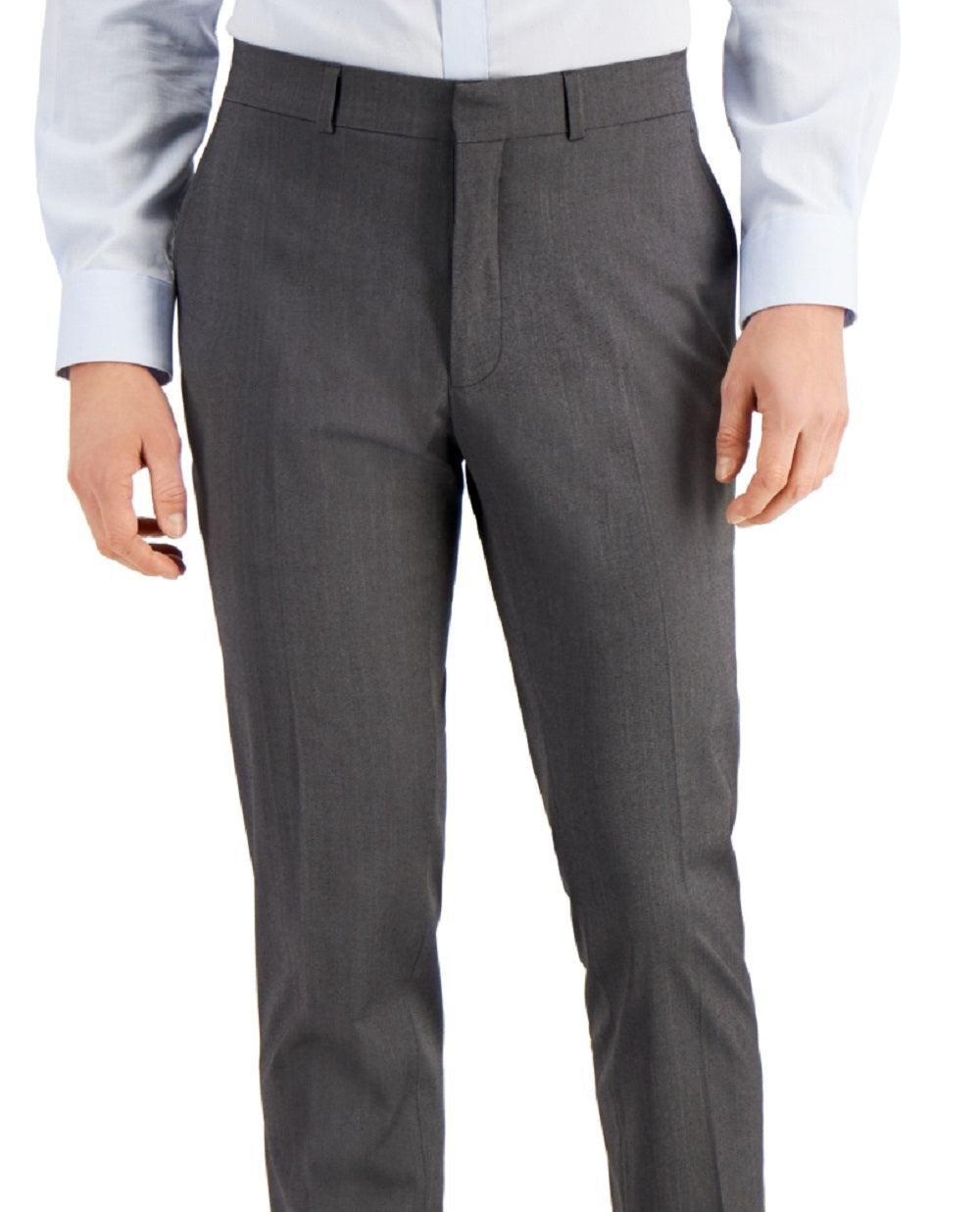 Terno masculino Kenneth Cole Reaction, separado, slim fit, calça cinza, tamanho 34x32